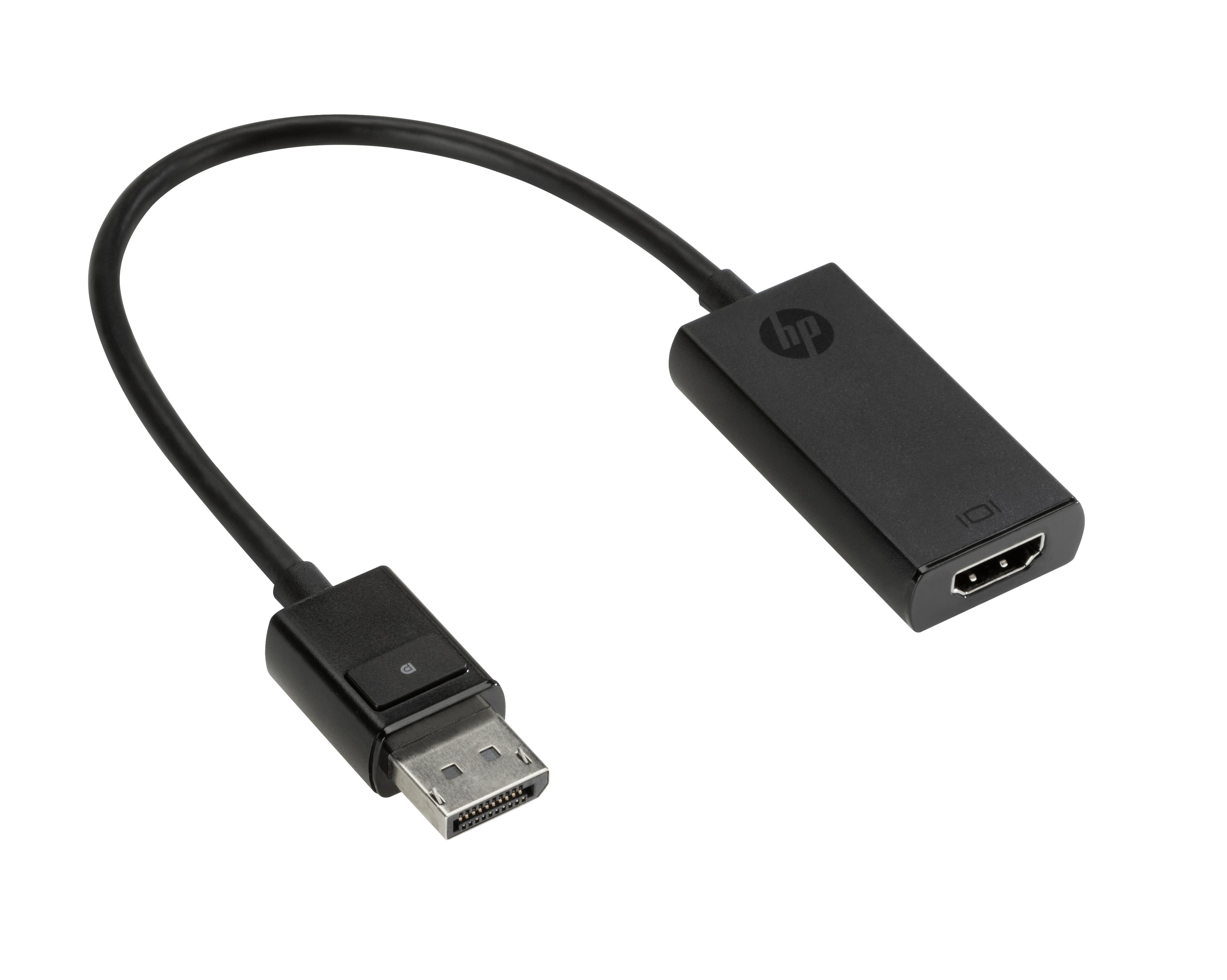 HP - ADAPTATEUR VIDÉO - DISPLAYPORT MÂLE POUR HDMI FEMELLE - SUPPORT 4K - POUR ELITE T655, PRO T550, WORKSTATION Z4 G5, Z6 G5