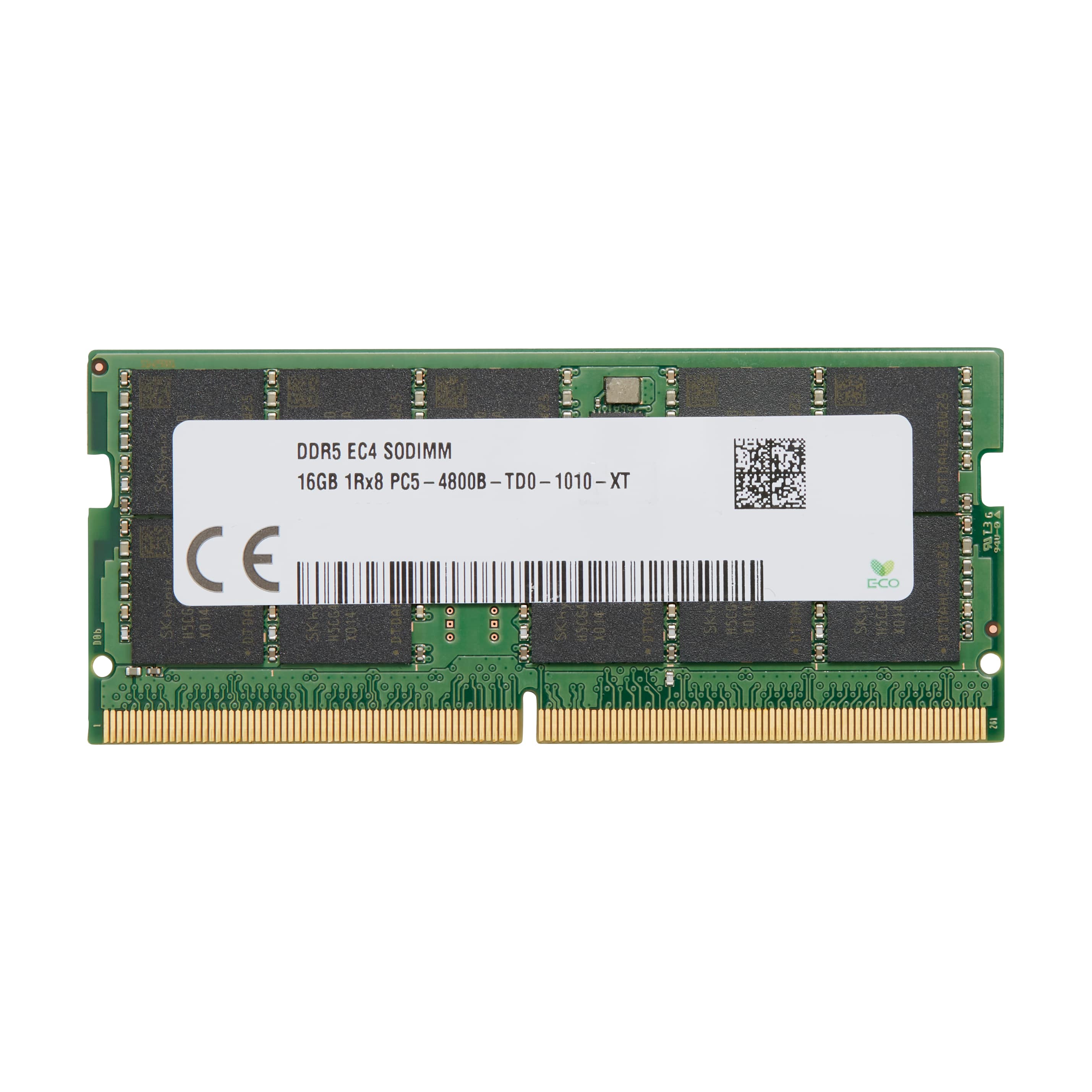 HP - DDR5 - MODULE - 16 GO - SO DIMM 260 BROCHES - 4800 MHZ / PC5-38400 - MÉMOIRE SANS TAMPON - ECC - POUR WORKSTATION Z2 G9