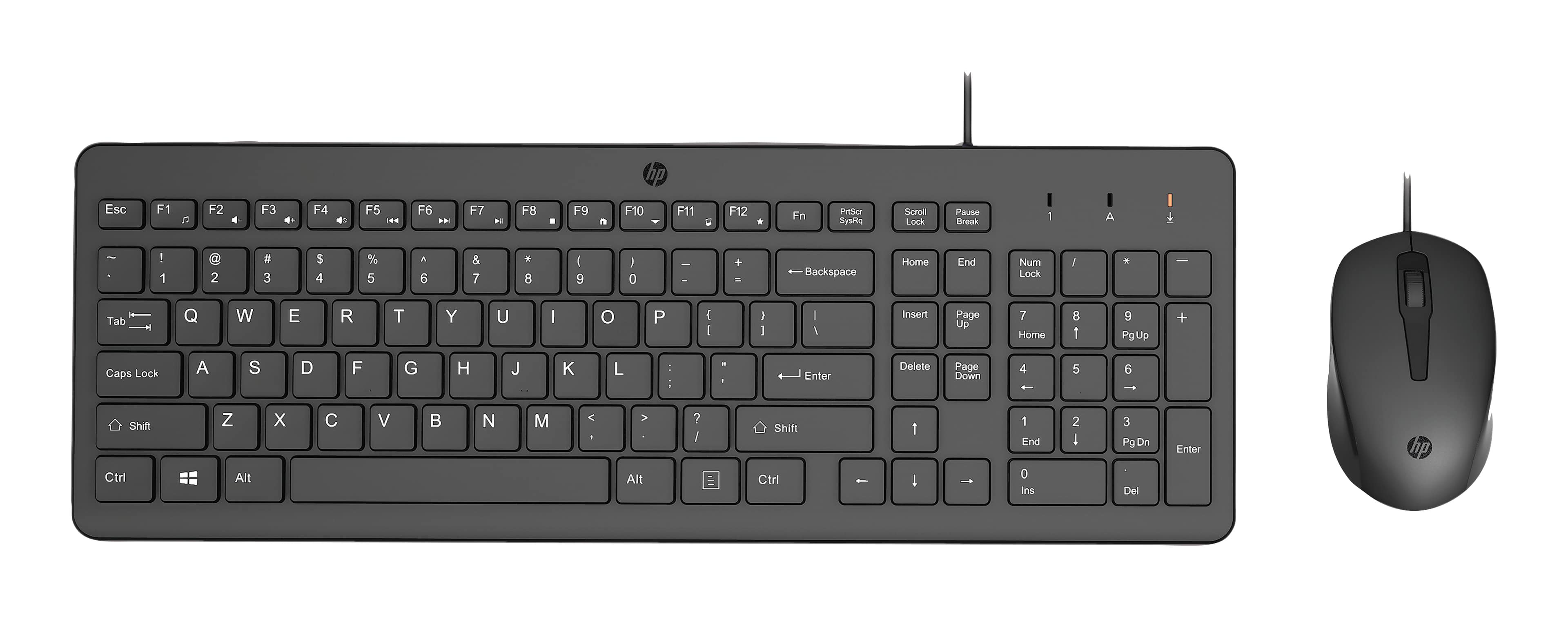 HP 150 - ENSEMBLE CLAVIER ET SOURIS - USB - FRANÇAIS - NOIR - POUR HP 21, 22, 24, 27, PAVILION 24, 27, TP01, PAVILION LAPTOP 13, 14, 15