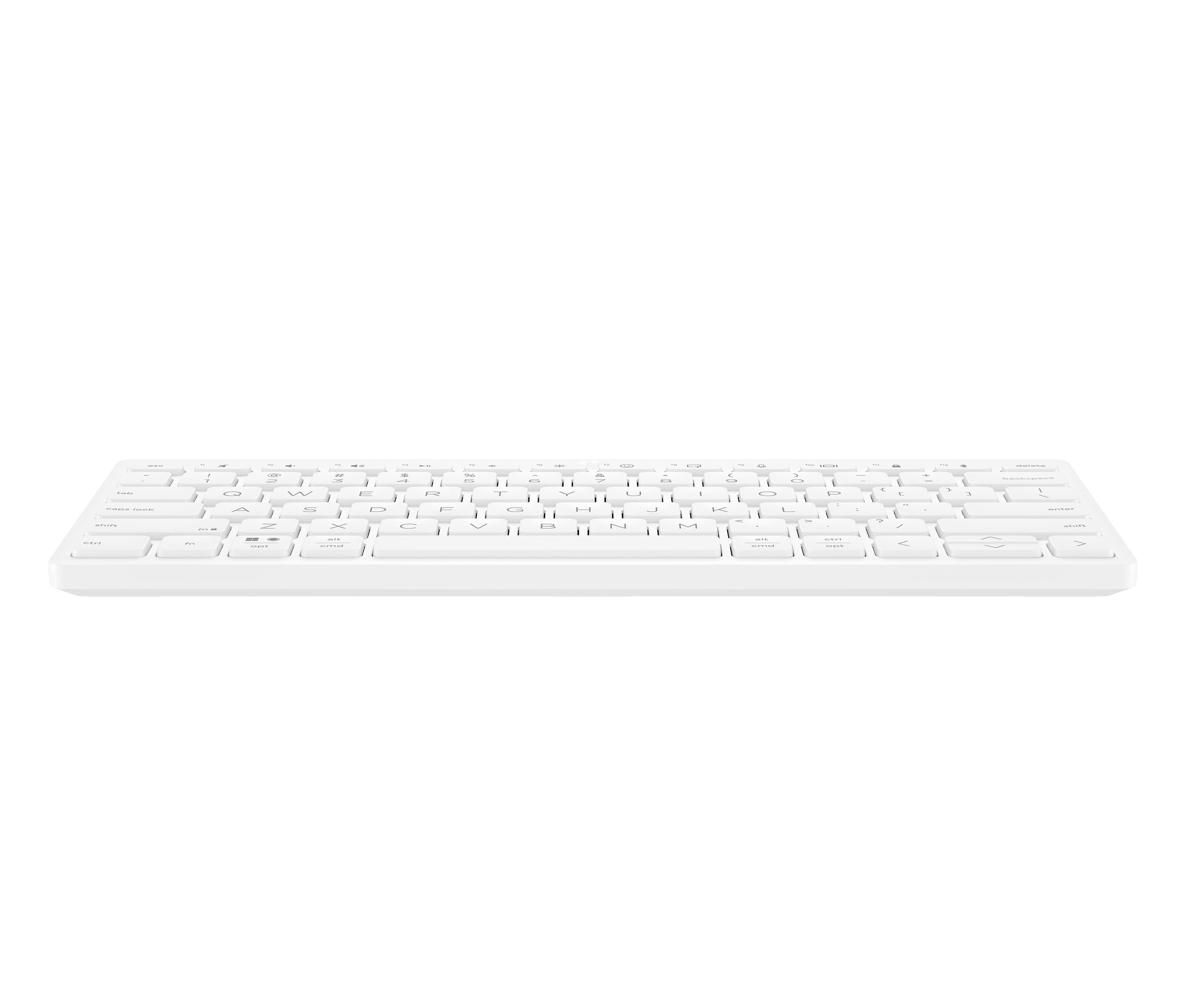 HP 350 COMPACT MULTI-DEVICE - CLAVIER - SANS FIL - BLUETOOTH 5.2 - FRANÇAIS - BLANC - EMBALLAGE RECYCLABLE