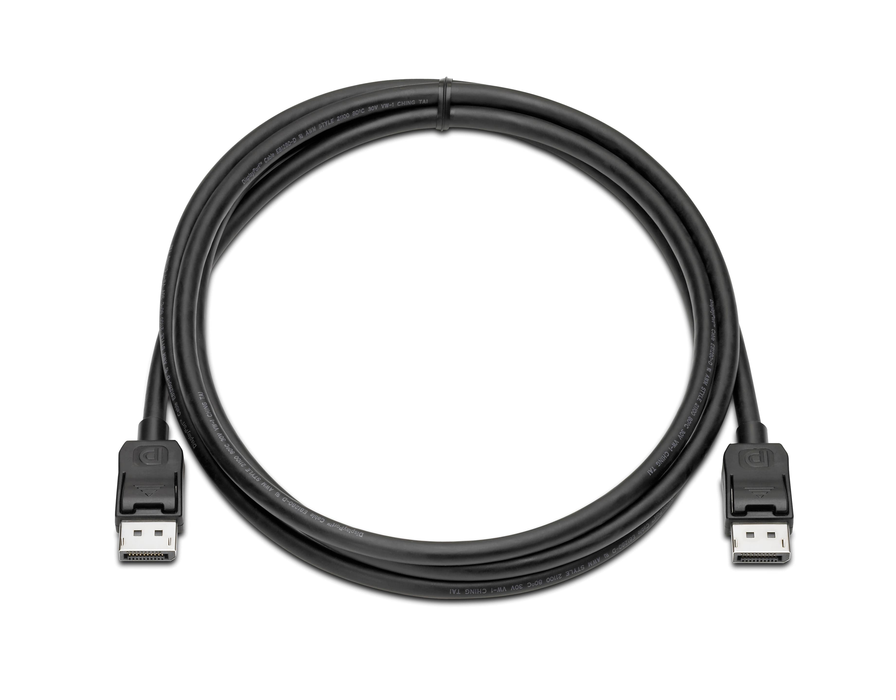 HP - KIT CÂBLE D'ÉCRAN - DISPLAYPORT (M) POUR DISPLAYPORT (M) - 2 M - POUR ELITE T655, PRESENCE SMALL SPACE SOLUTION WITH ZOOM ROOMS, PRO T550