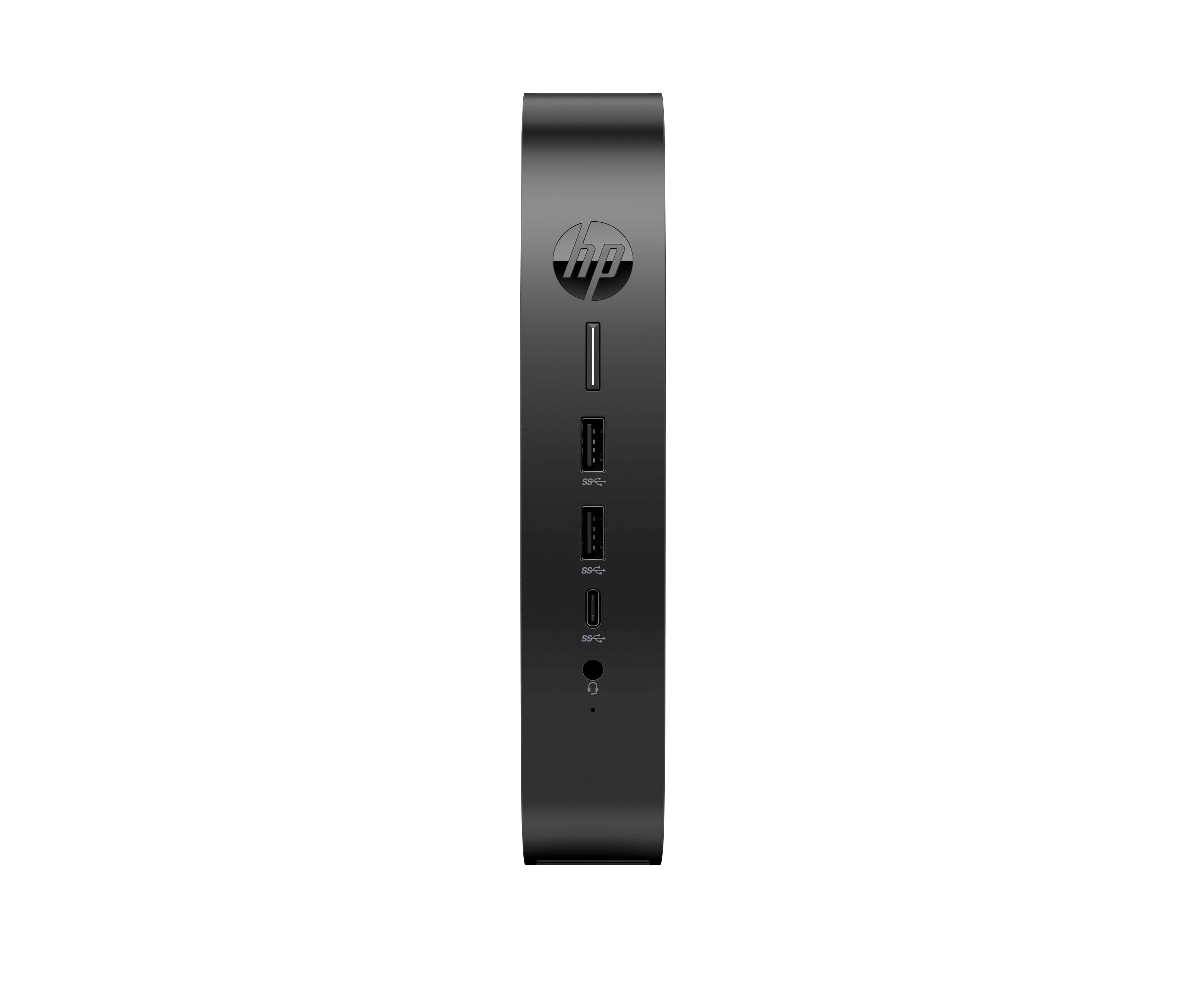 HP ELITE T655 - CLIENT LÉGER - SFF 1 X RYZEN EMBEDDED R2314 / JUSQU'À 3.5 GHZ - RAM 8 GO - FLASH 32 GO - EMMC - RADEON GRAPHICS - GIGABIT ETHERNET, BLUETOOTH 5.2, IEEE 802.11AX (WI-FI 6) - HP THINPRO - MONITEUR : AUCUN - CLAVIER : FRANÇAIS