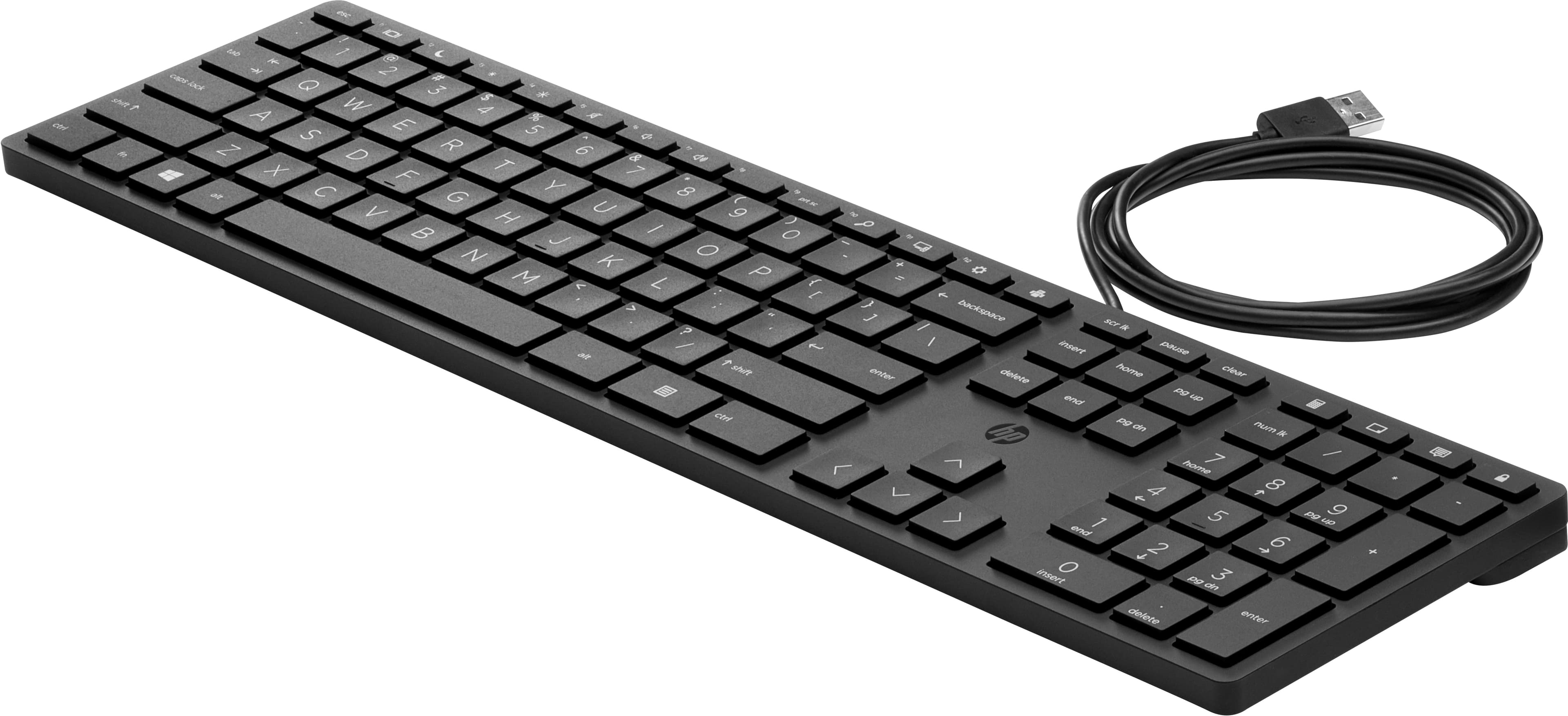 320K USB WIRED KEYBOARD (BULK QTY.12) EURO