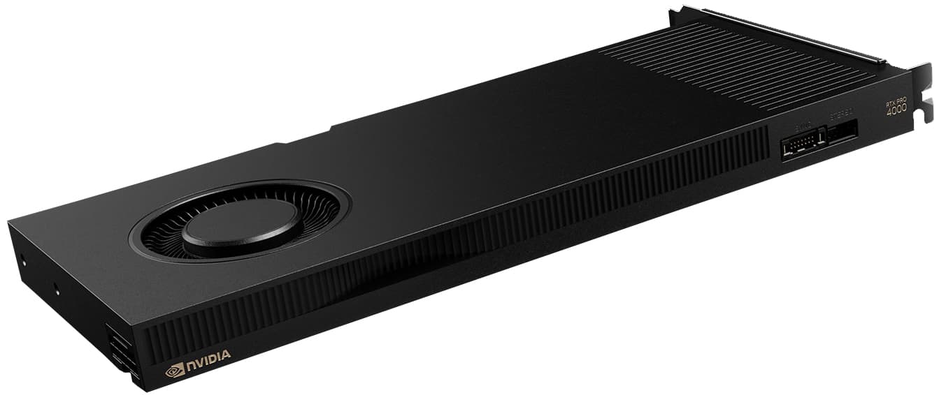 NVIDIA RTX PRO 4000 BLACKWELL 24 GB 4DP GRAPHICS