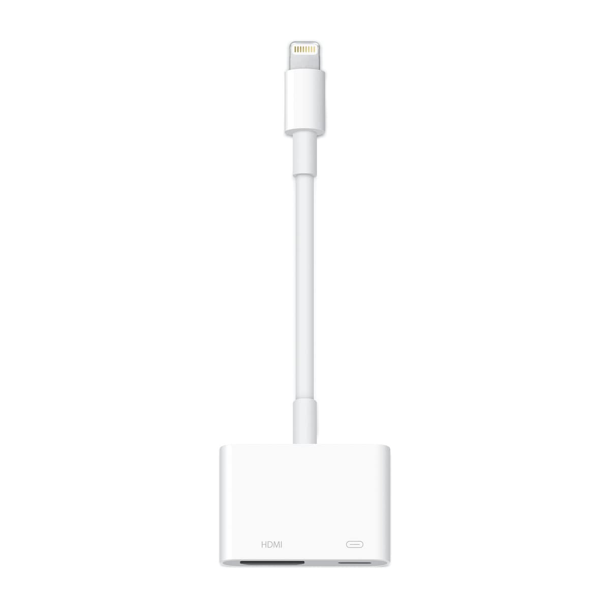APPLE LIGHTNING DIGITAL AV ADAPTER - CÂBLE LIGHTNING - LIGHTNING MÂLE POUR HDMI, LIGHTNING FEMELLE