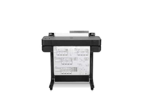 HP DESIGNJET T630 - 24" IMPRIMANTE GRAND FORMAT - COULEUR - JET D'ENCRE - ROULEAU (61 CM) - 2 400 X 1 200 PPP - JUSQU'À 0.43 MIN/PAGE (MONO) / JUSQU'À 0.43 MIN/PAGE (COULEUR) - CAPACITÉ : 1 INCLINAISON - GIGABIT LAN, USB 2.0, WI-FI(N) - OUTIL DE COUPE