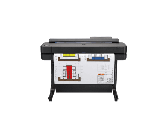 HP DESIGNJET T650 - 36" IMPRIMANTE GRAND FORMAT - COULEUR - JET D'ENCRE - A0, ANSI D, ROULEAU (91,4 CM X 45,7 M) - 2 400 X 1 200 PPP - JUSQU'À 0.42 MIN/PAGE (MONO) / JUSQU'À 0.42 MIN/PAGE (COULEUR) - CAPACITÉ : 1 INCLINAISON - GIGABIT LAN, USB 2.0, WI-FI(