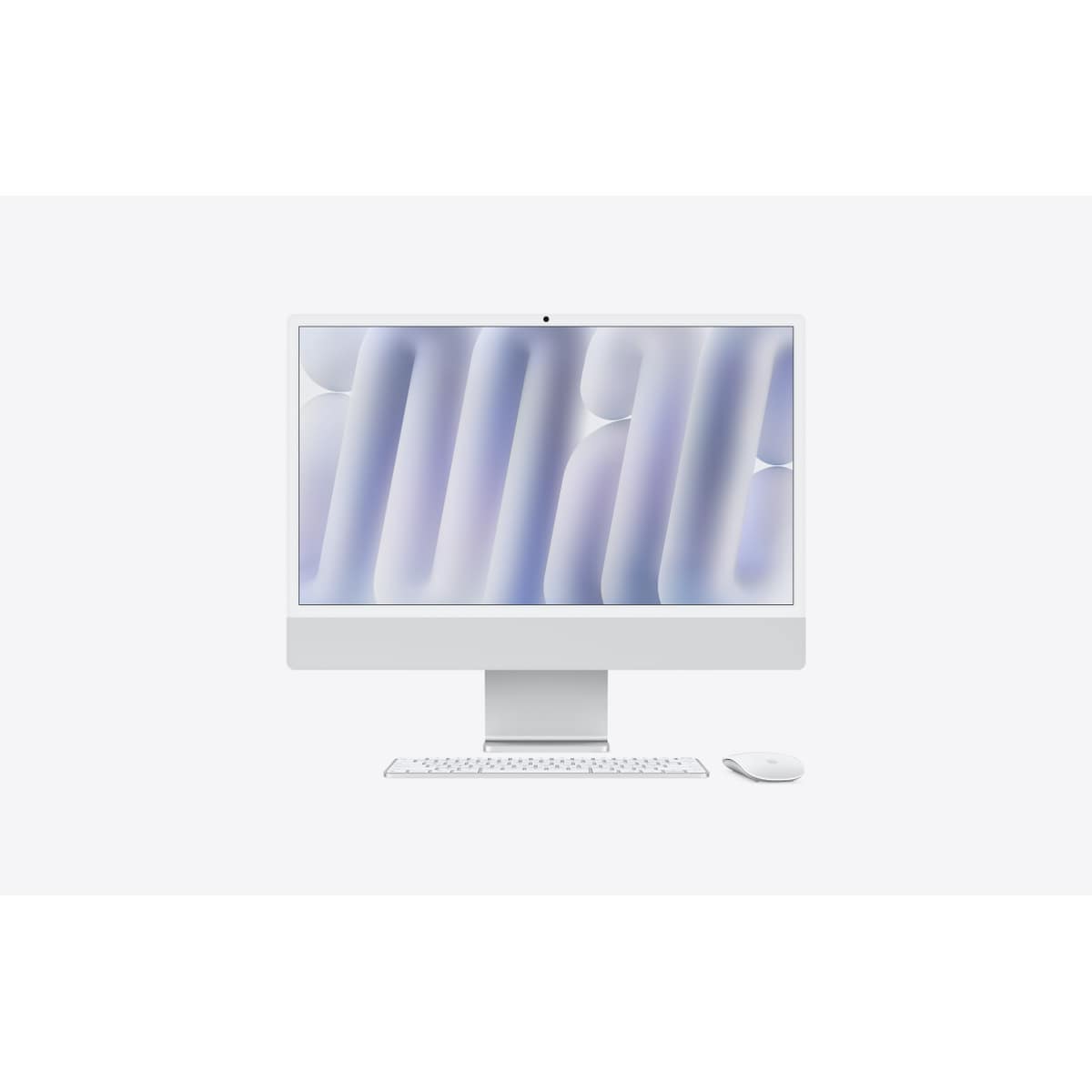 APPLE IMAC WITH 4.5K RETINA DISPLAY - TOUT-EN-UN M4 - RAM 16 GO - SSD 512 GO - APPLE M4 10-CORE - GIGABIT ETHERNET, IEEE 802.11AX (WI-FI 6E), BLUETOOTH 5.3 - MACOS SEQUOIA 15.0 - MONITEUR : LED 24" 4480 X 2520 (4.5K) - CLAVIER : FRANÇAIS - ARGENT