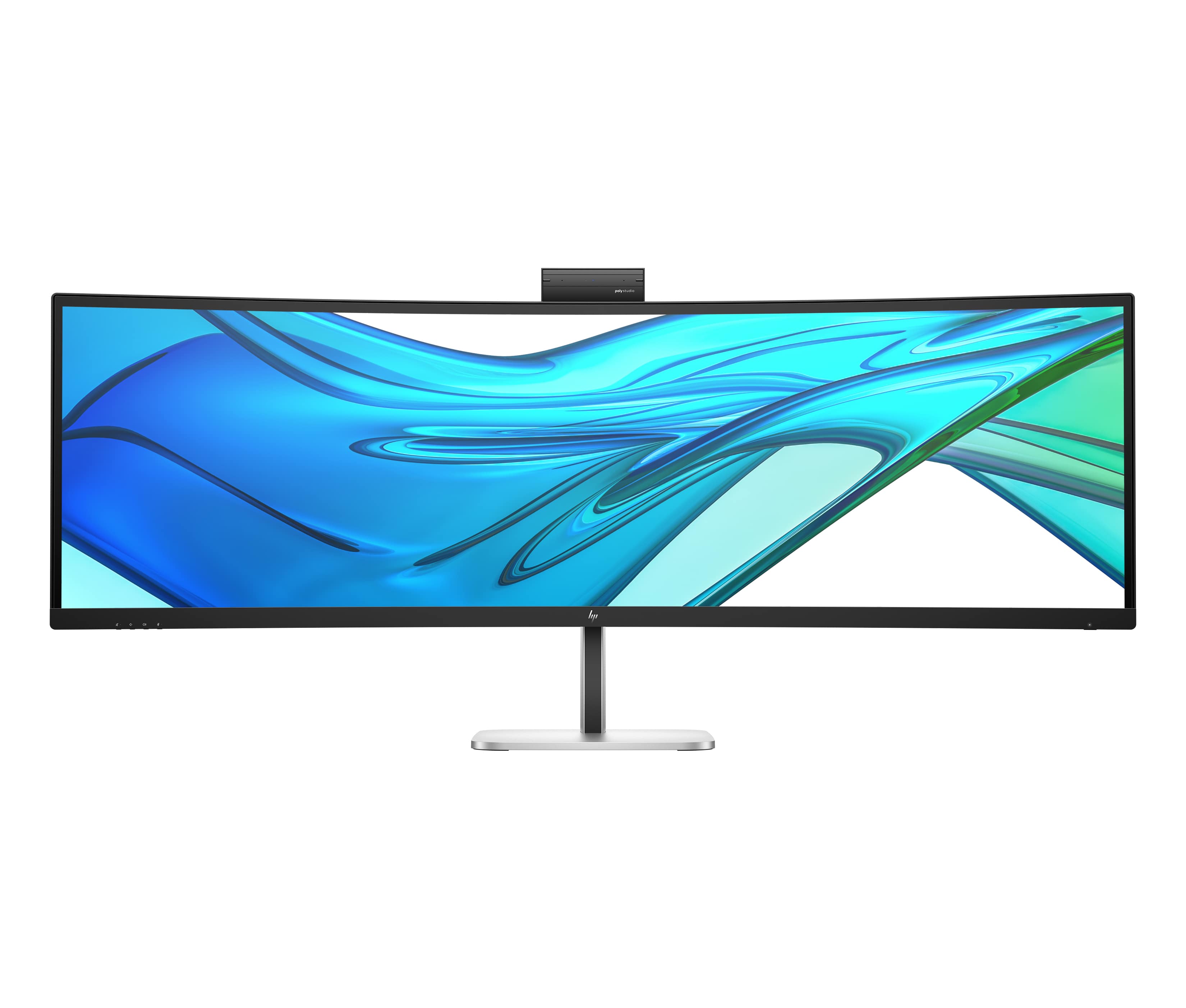 HP 549PM - SERIES 5 PRO - ÉCRAN LED - INCURVÉ - 49" - 5120 X 1440 DUAL QUAD HD @ 165 HZ - VA - 400 CD/M² - 4000:1 - 5 MS - HDMI, DISPLAYPORT, USB-C - NOIR, ARGENT (SUPPORT)