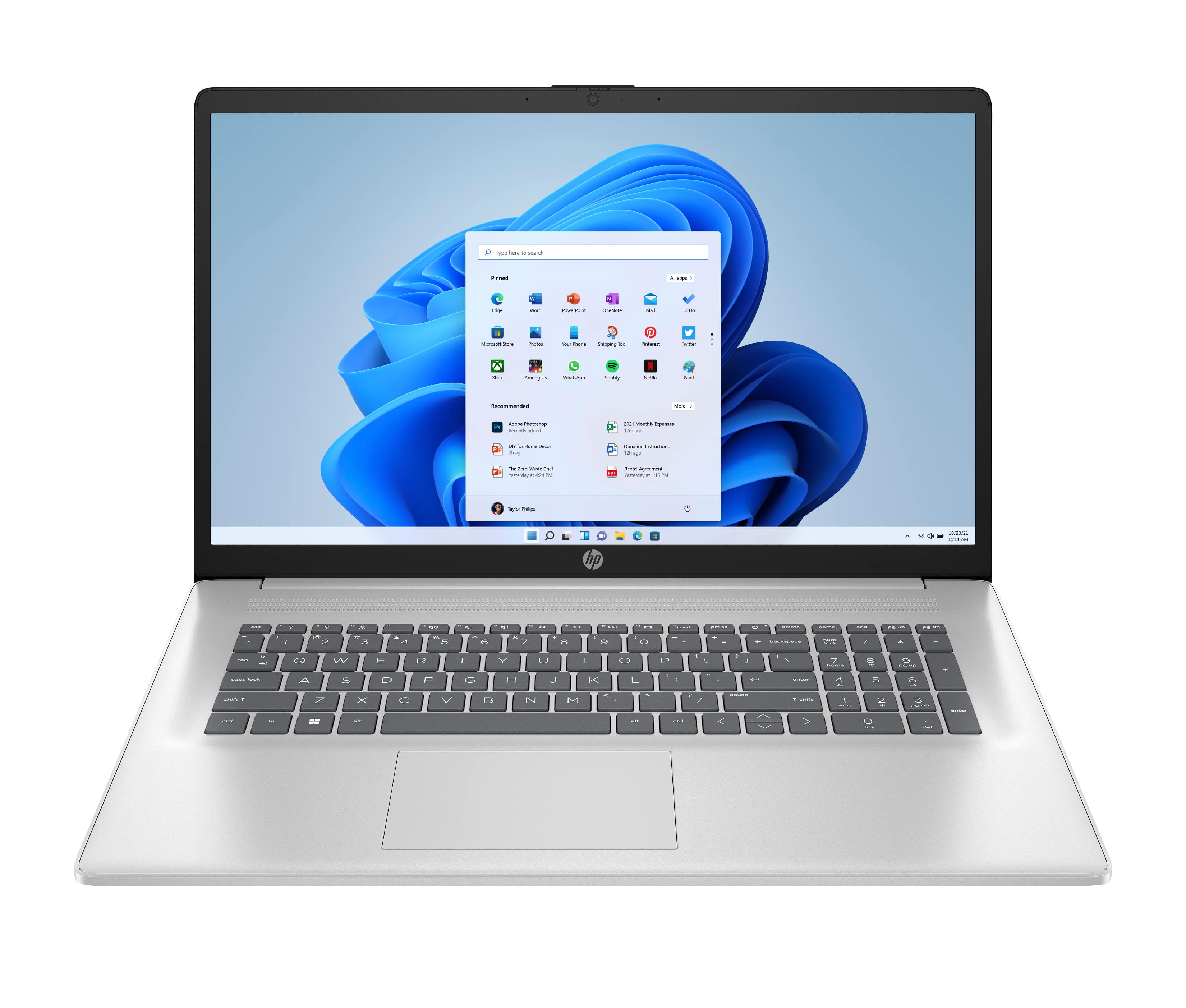 HP LAPTOP 17-CN4019NF - PC PORTABLE - INTEL CORE 5 120U - 17.3P FHD - 16GO - 512GO SSD - W11H - ARGENT NATUREL